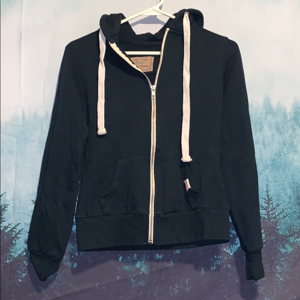 Navy blue zip up